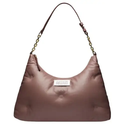 Maison Margiela Chain Leather Handbag Medium Women's Leather Pink