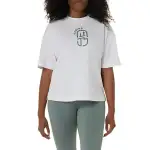 ASICS NAGINO T Shirts Women's Bright White Crew Neck Moderate