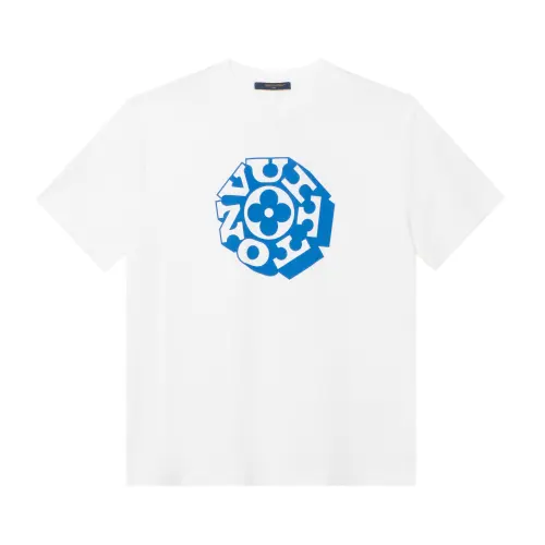 Lv Printed Signature T Shirt