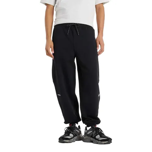New Balance NB Grey Knitted Sweatpants Men's Black