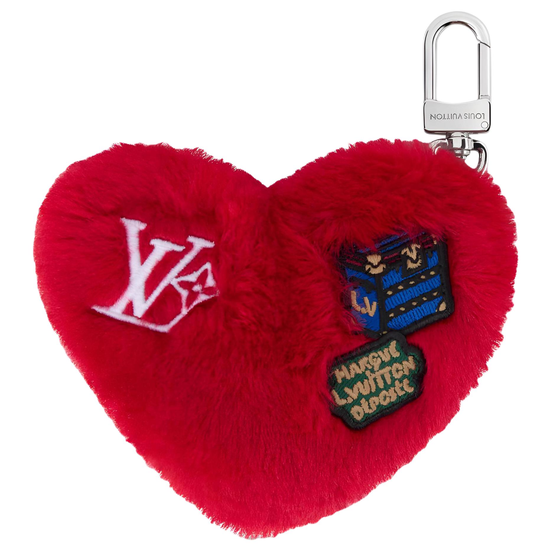 Брелок Louis Vuitton LuckyHEART (красный)