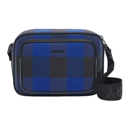 Burberry Cotton Messenger Bag, Camera Bag, Backpack, Crossbody Bag, Shoulder Bag Men's Ocean Blue