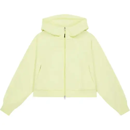 New Balance Jackets Women's Light Yellow Hooded Moderate Other