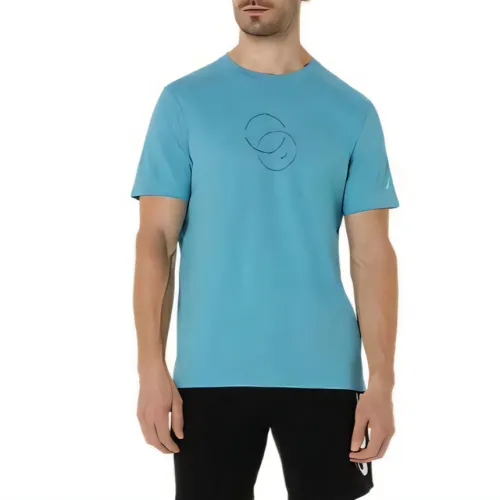 ASICS T Shirts Men's Steelwater Crew Neck Moderate