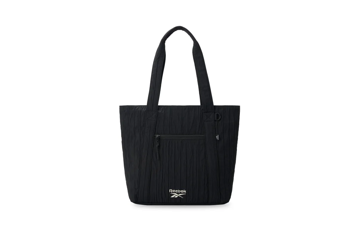 Reebok Fabric Tote Bag, Shopping Bag, Shoulder Bag Regular Unisex Black/Khaki/Pink