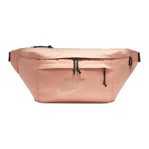 Nike Polyester Gym Bag One Shoulder Crossbody Fanny Pack Unisex Orange Pink