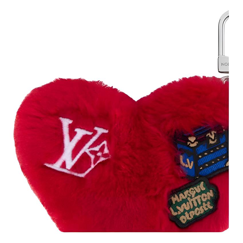Брелок Louis Vuitton LuckyHEART (красный) — фото 3