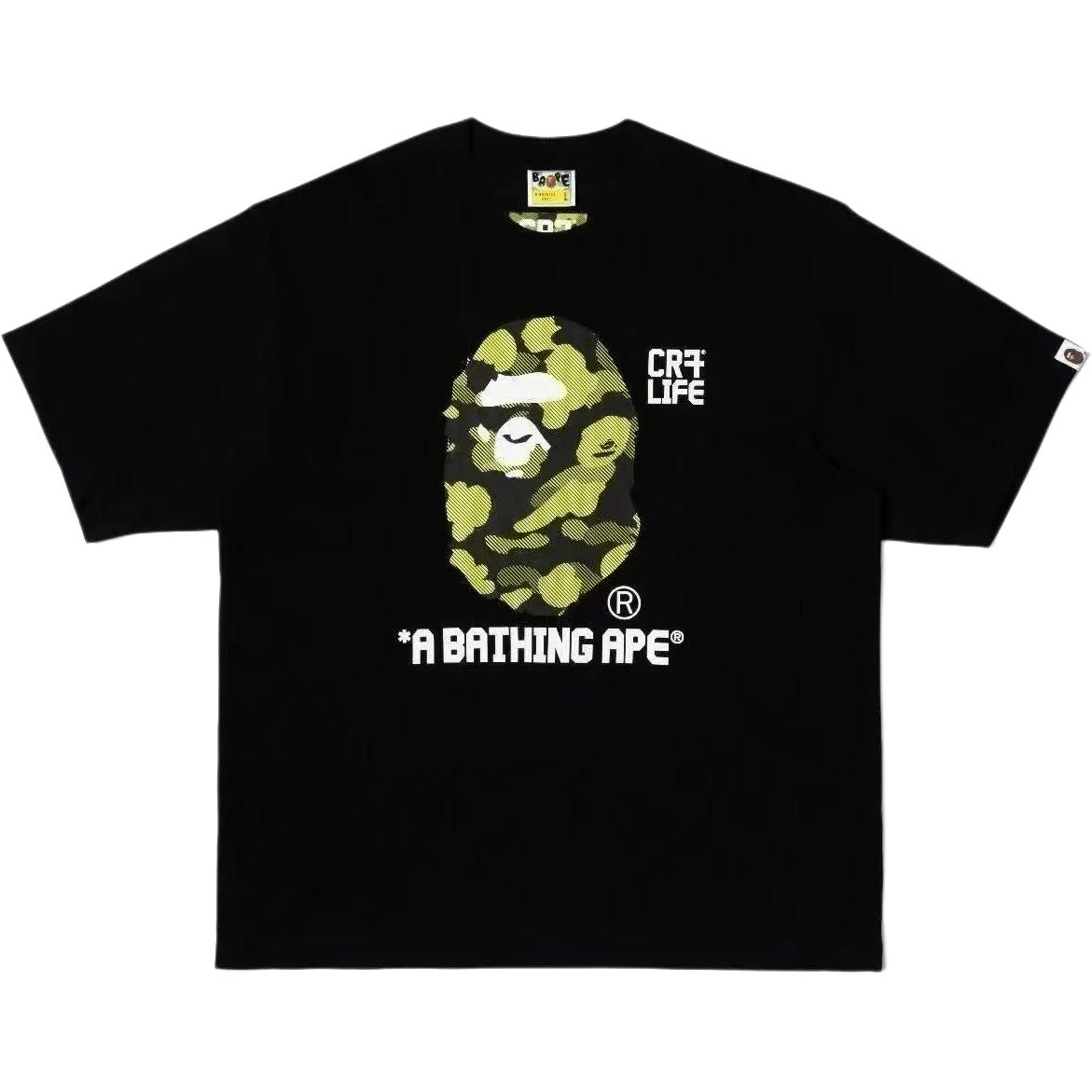 Футболка A BATHING APE x CR7 LIFE (черная)