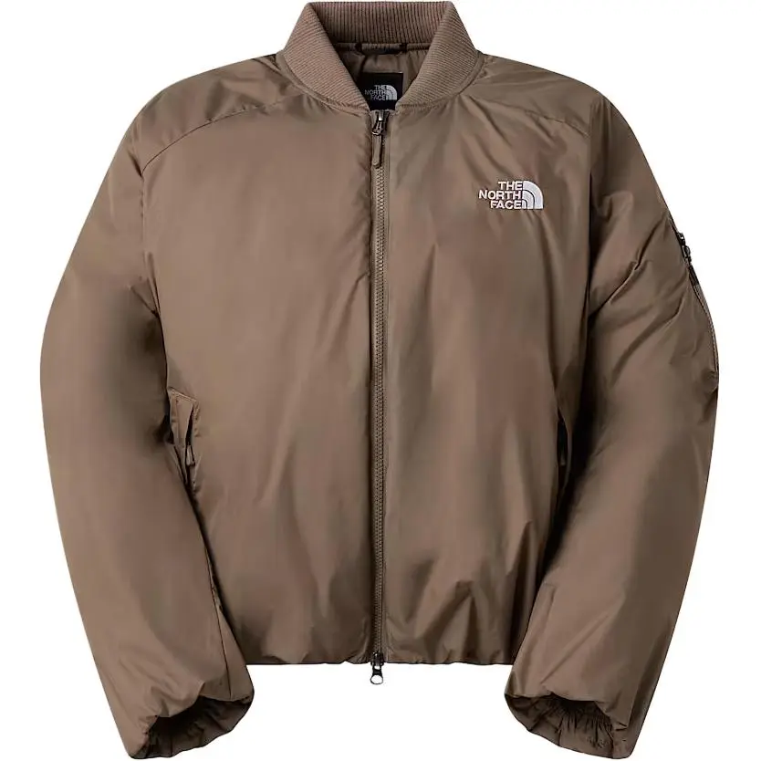 The North Face logo-print bomber jacket