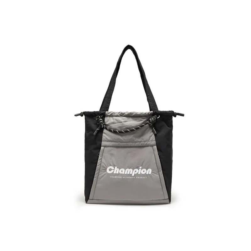 Champion Fabric Shoulder Bag Unisex Black/Wolf Gray/Autumn Moon Gray/New Ecru/Tide Gray/Soft Lavender Purple