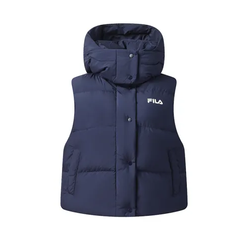 FILA ORIGINALE Down Vest Women's Vintage Blue