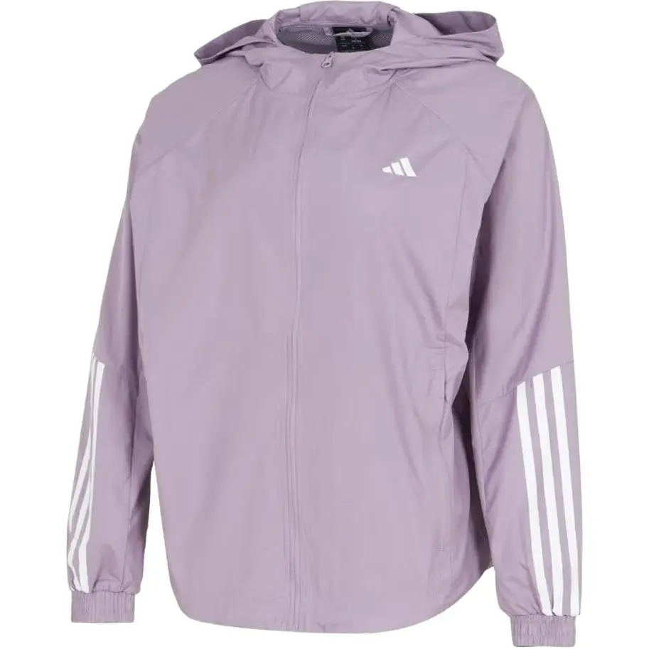 Adidas Jackets Women's Purple Hooded (Non-detachable) Moderate