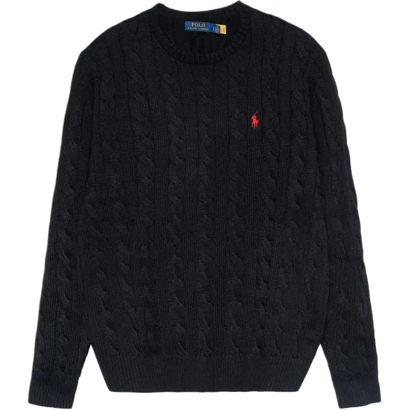 Polo Ralph Lauren Logo Embroidered Cable Knit Jumper