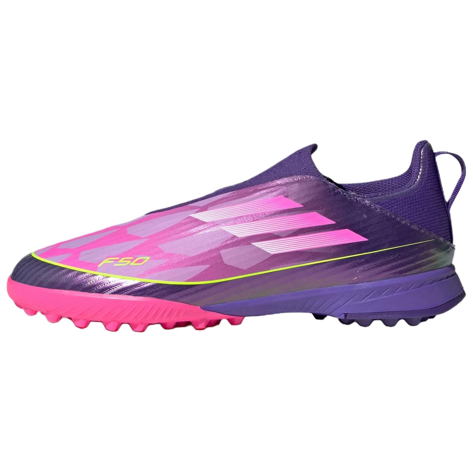 Lamine Yamal x Adidas F50 Collection Soccer Shoes Unisex Purple Pink