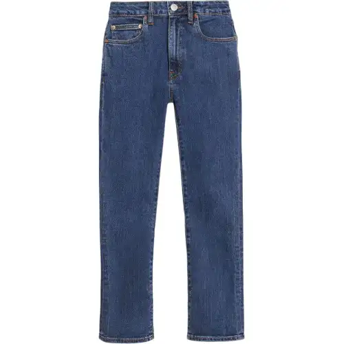 Burberry Jeans Women's Blue Moderate Straight Fit Pants