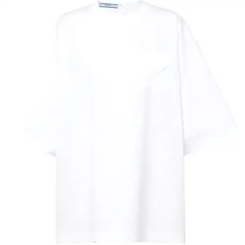 PRADA T Shirts Women's White Crew Neck Moderate