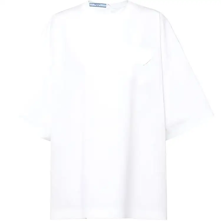 PRADA T Shirts Women's White Crew Neck Moderate