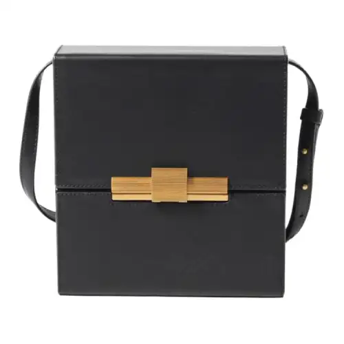 Bottega Veneta Cow Leather Shoulder Bag, Crossbody Bag Mini Women's Black
