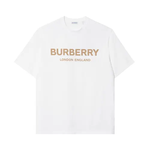 Burberry T Shirts Men's White Crew Neck