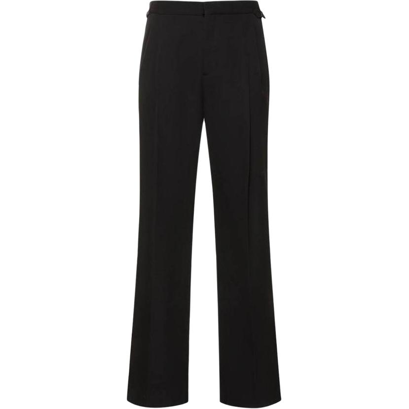 Burberry Suit Pants Men's Black Moderate