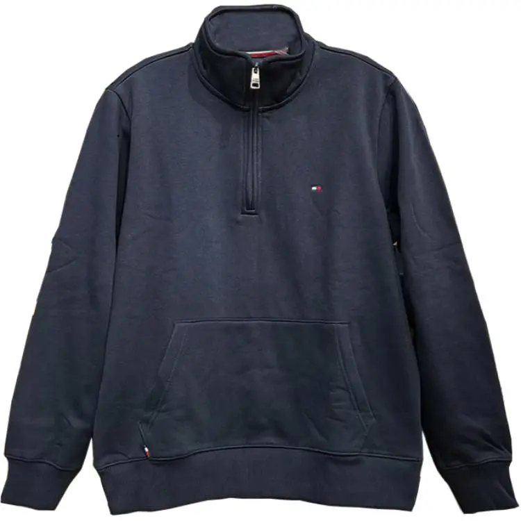 Tommy Hilfiger Comfortable Versatile Casual Half Zip Fleece Lined Sweatshirt Men's