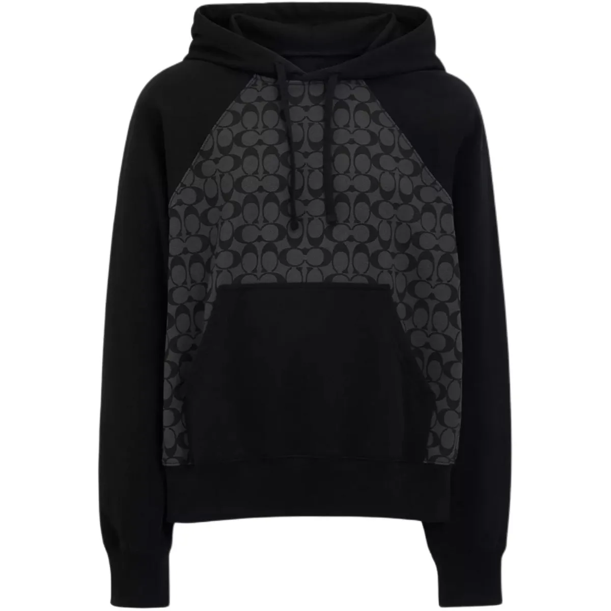 COACH Signature Hoodie Sweatshirt Men's Black