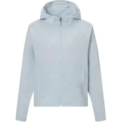 FILA Trench Coats Women's Light Blue Hooded Thin