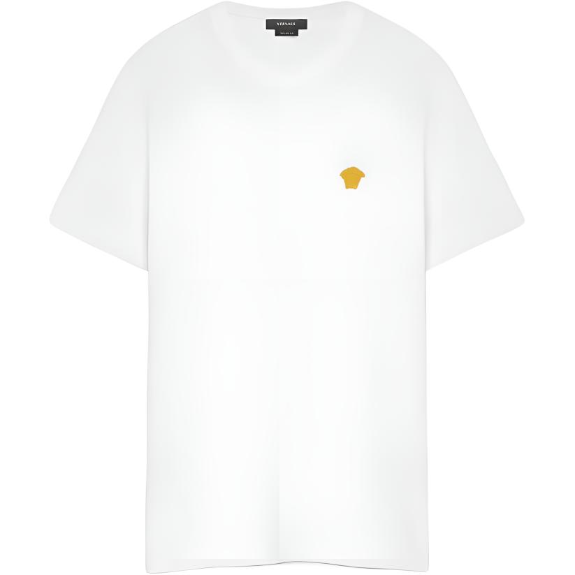 Мужская футболка Versace Embroidered (белая)
