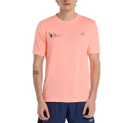 New Balance NYC Marathon Athletics T Shirt Men's