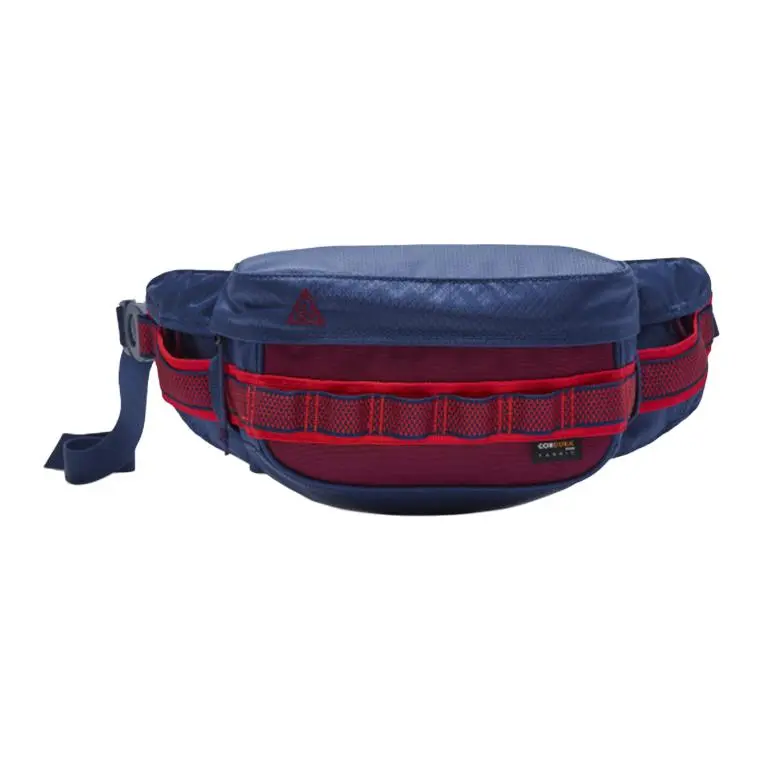 Nike Nylon Shoulder Bag, Fanny Pack Unisex Blue Red
