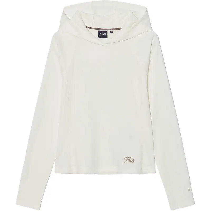 FILA Sweatshirts Women's Ivory Hooded Thin Regular