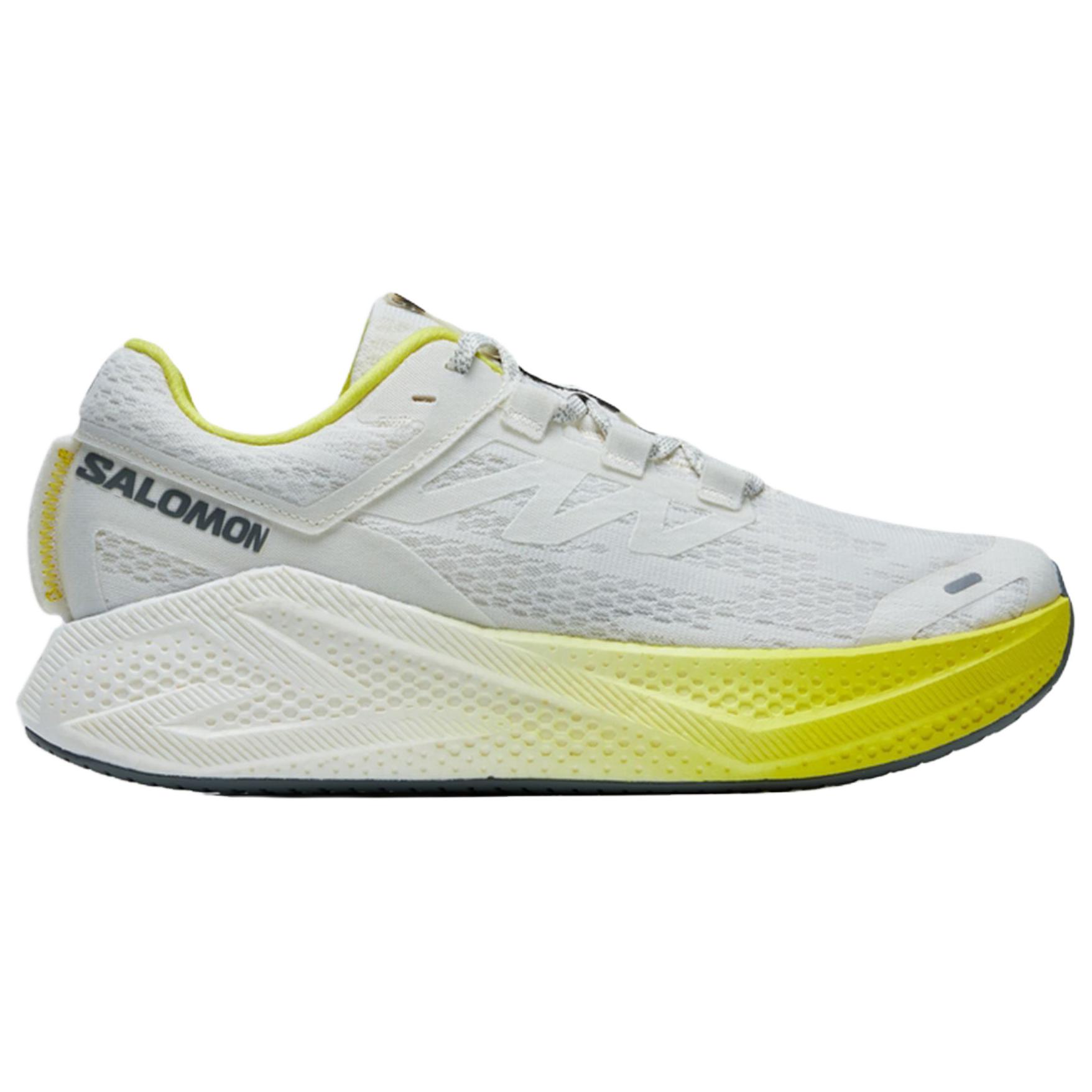 SALOMON AERO GLIDE 3 Cushioning Breathable Running Shoes Men’s White Yellow