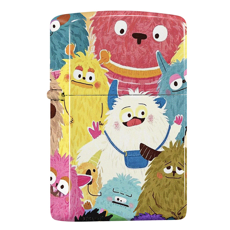 ZIPPO Popular series Glow-in-the-dark Cute Story Windproof Kerosene Lighter Gift Box