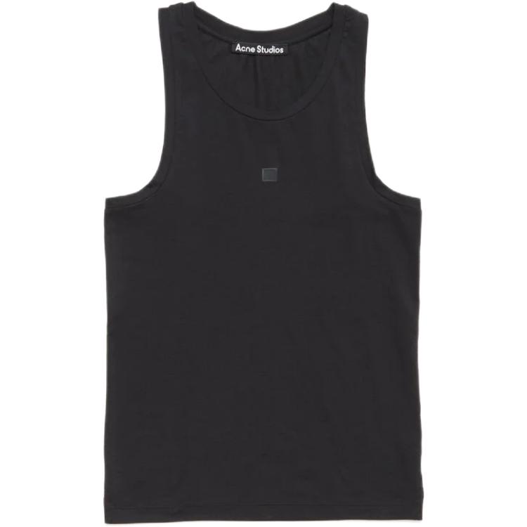 Майка Acne Studios Face Logo (черная)