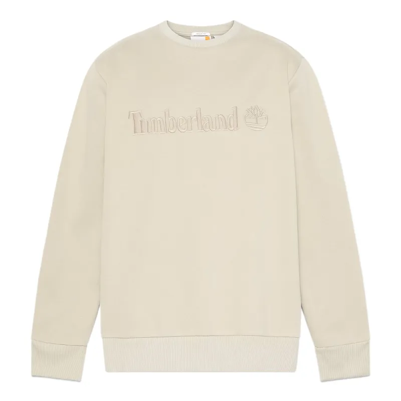 Timberland Sweatshirts Men's Light Brown Crew Neck Moderate Regular