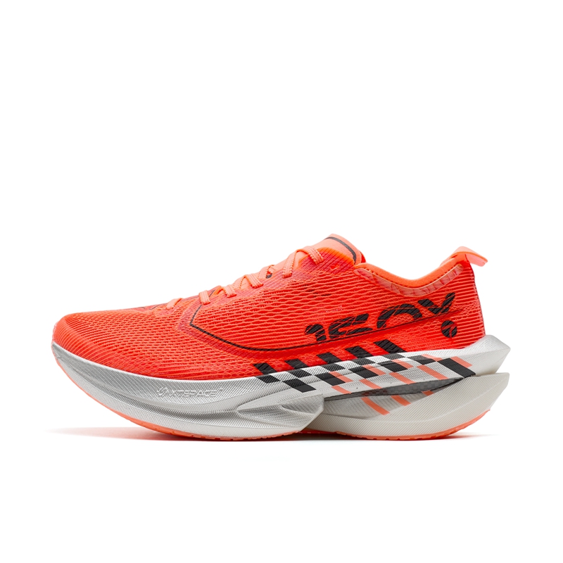 XTEP Low top Carbon Plate Marathon Training Race Running Shoes Women’s Super Orange Black