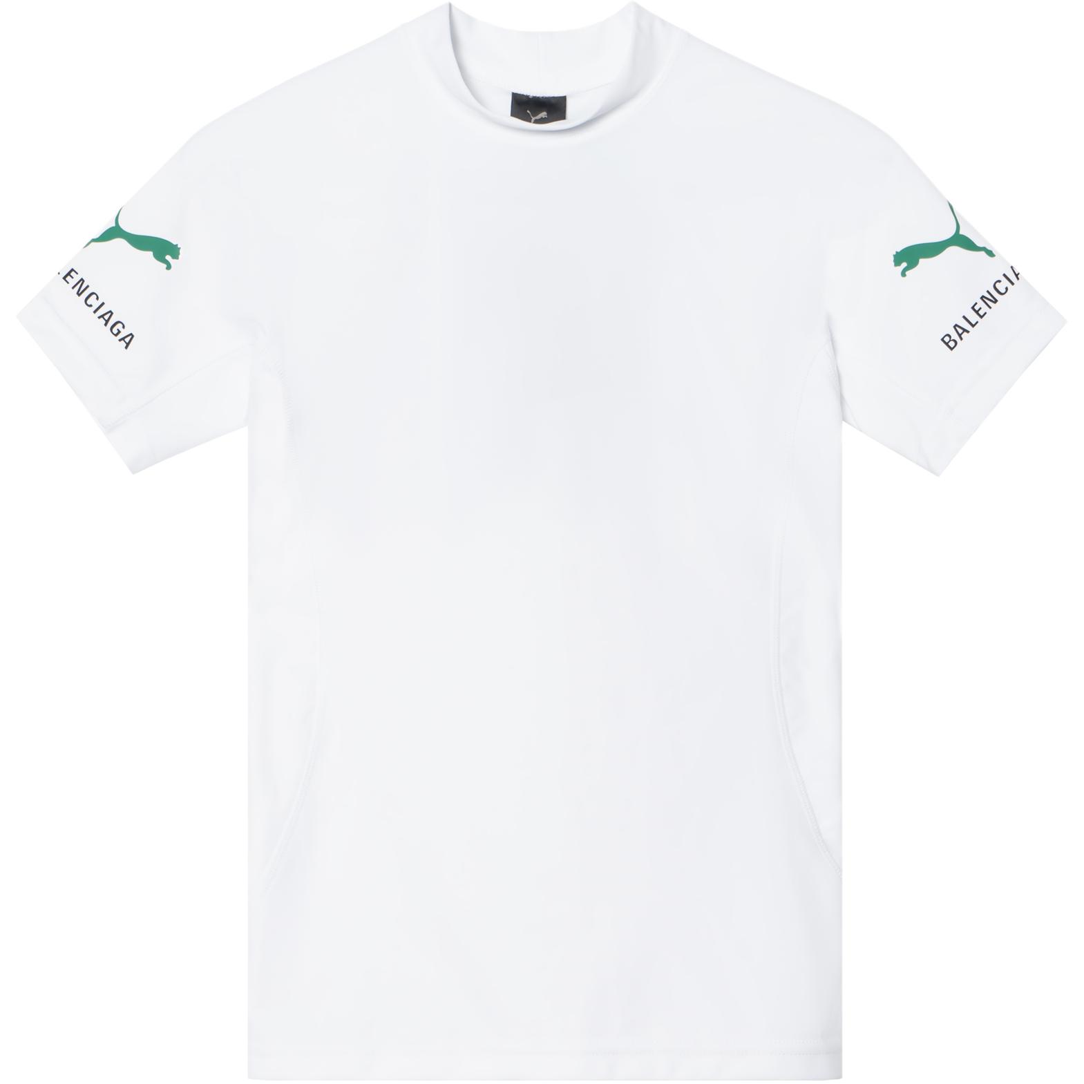 Женская футболка Balenciaga × PUMA 851018TTVA59000 (белая)