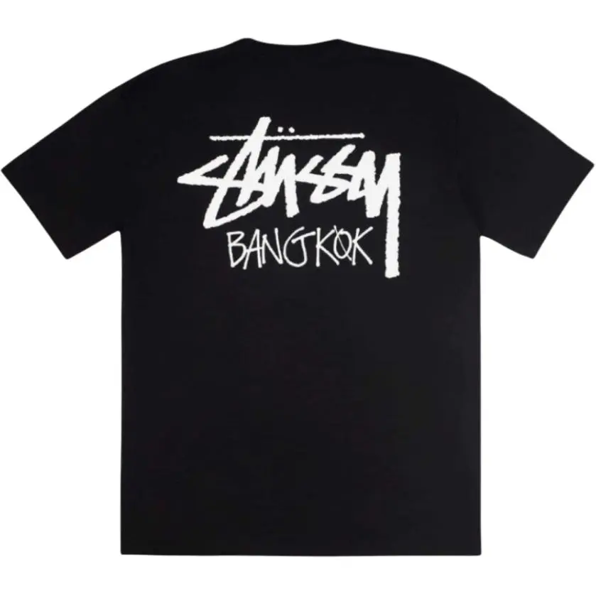 Stussy FW25 Stussy Exclusive Bangkok T Shirt Black T Shirt Unisex