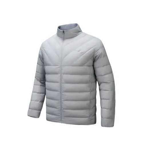 ANTA Down Jackets Men's Limestone Mud 1 Stand Collar Lightweight