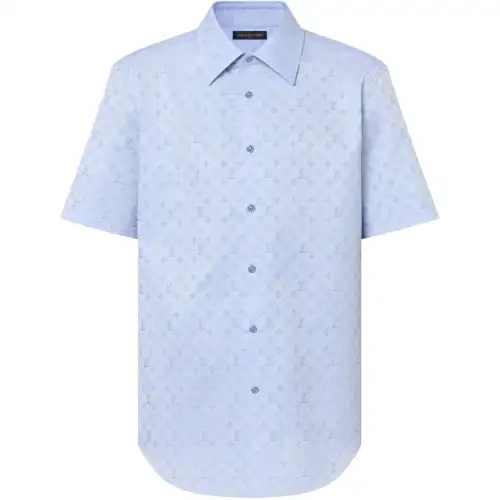 LOUIS VUITTON Monogram Short Sleeved Shirt