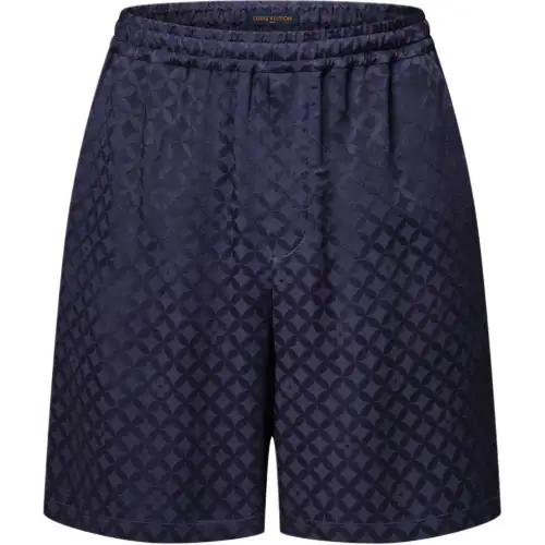 Lv Graphic Jacquard Shorts