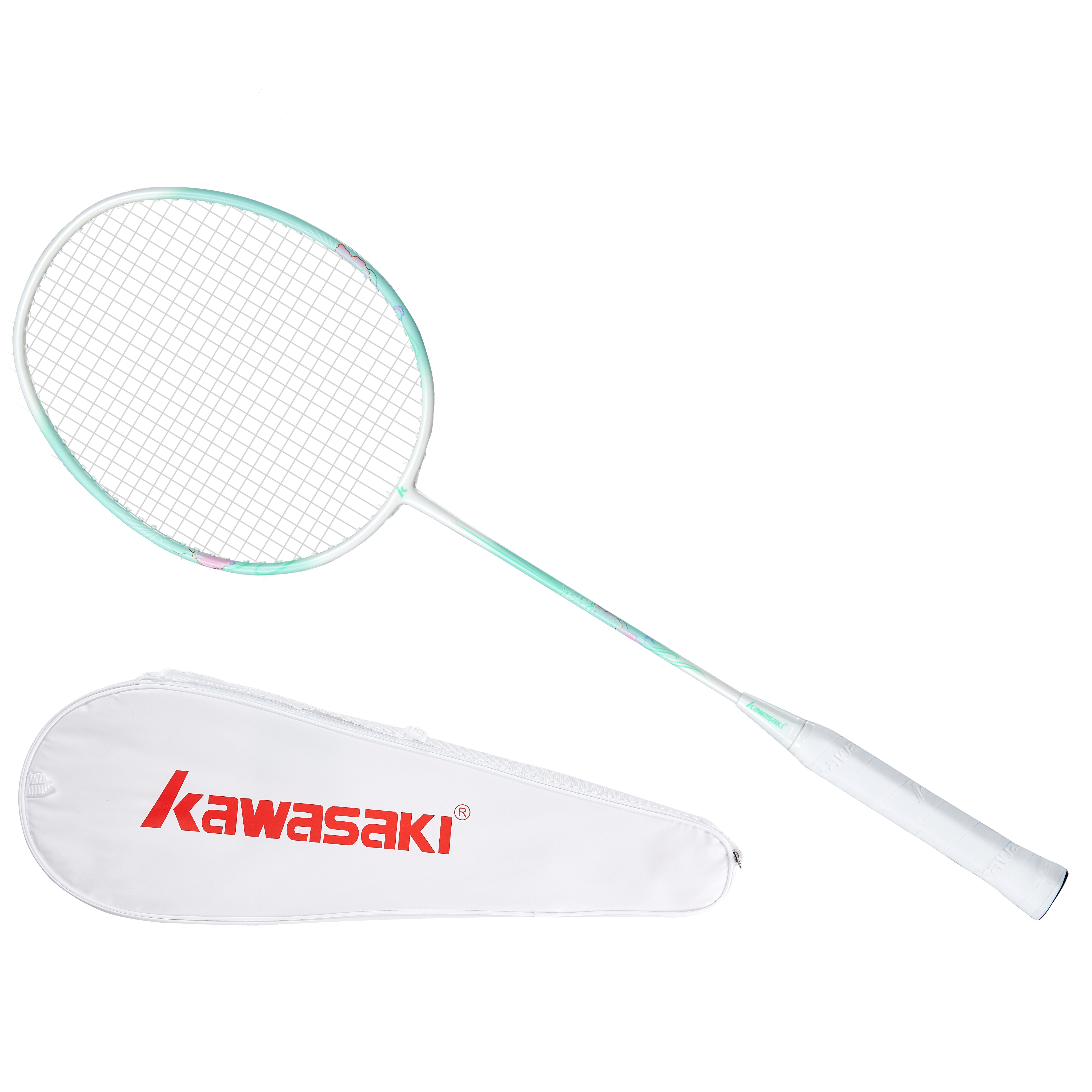 Ракетка для бадминтона Kawasaki Light Pursuer 1U/G1 (лазурная)