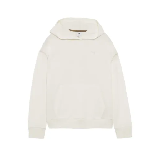 PUMA ESS Sweatshirts Women's White Hooded Moderate
