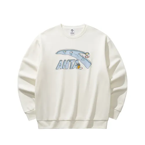 Anta Sweatshirt Men's Ivory White