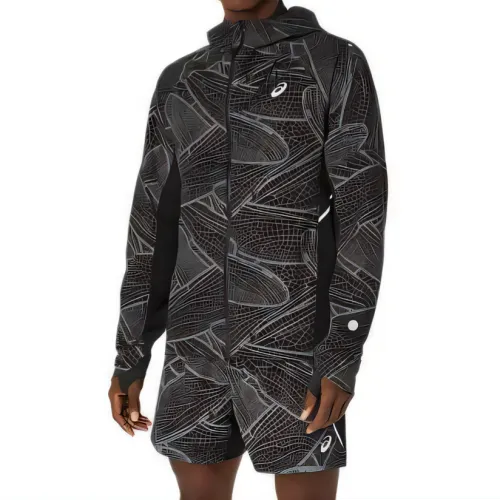 ASICS LITE SHOW Jackets Men's Performance Black Hooded Moderate Other