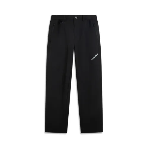 Li Ning Outdoor CF Tracing, Straight Fit Fleece Lined Thermal Reflective Soft Shell Pants Women's