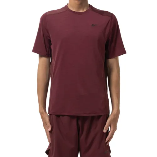 Reebok T Shirts Men's Red Crew Neck