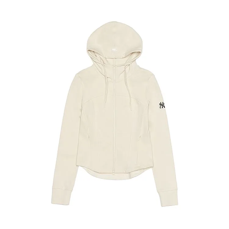 MLB Jackets Women's New York Yankees/Cream Hooded (Non-detachable) Moderate Other