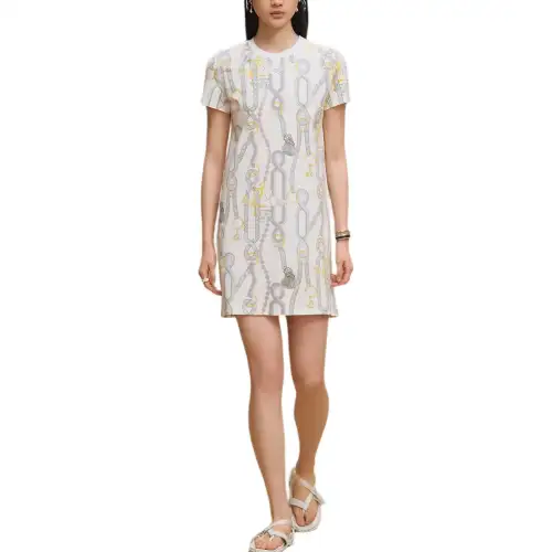 HERMES FW25 Short Sleeved Dress Women's