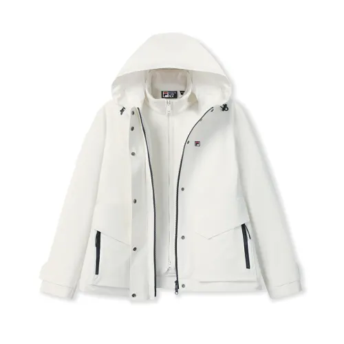 FILA Heritage Jacket Women's Cloud Valley White